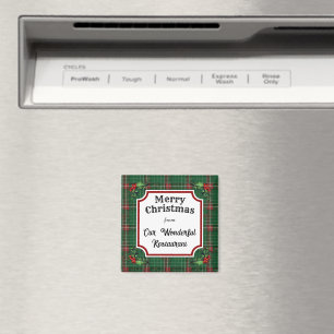 Benutzerdefinierte Weihnachtsgrüne Streifen für Re Magnet