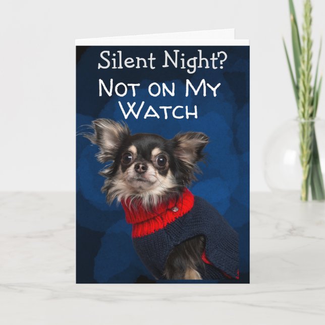 Benutzerdefinierte Weihnachtskarte von Ihrem Hund Dankeskarte (Vorderseite)