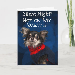 Benutzerdefinierte Weihnachtskarte von Ihrem Hund Dankeskarte