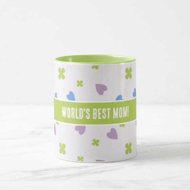 Benutzerdefinierte Weltbeste Mama-Tasse! Tasse (Zentrum)