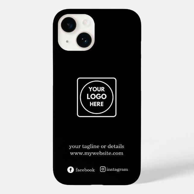 Benutzerdefinierte Werbeunternehmen-Logo iPhone-Hü Case-Mate iPhone Hülle (Rückseite)