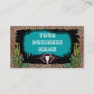 Benutzerdefinierte Western-Visitenkarte Visitenkarte