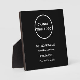 Benutzerdefinierte Wifi-Netzwerk-Marke und Passwor Fotoplatte