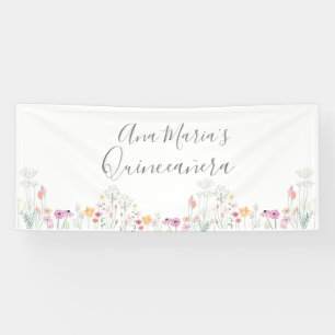 Benutzerdefinierte Wildblumen Banner