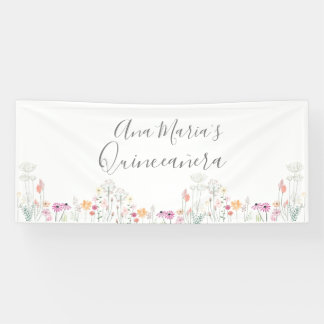 Benutzerdefinierte Wildblumen Banner