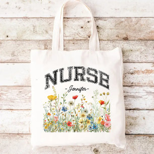 Benutzerdefinierte Wildblumen-Tasche für Krankensc Tragetasche