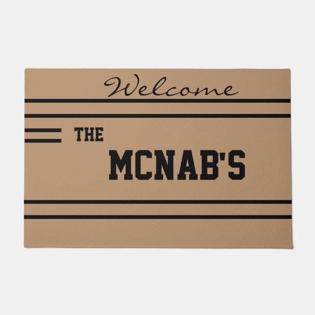 Benutzerdefinierte Willkommens-Mappe - Personalisi Fußmatte (Vorderseite)