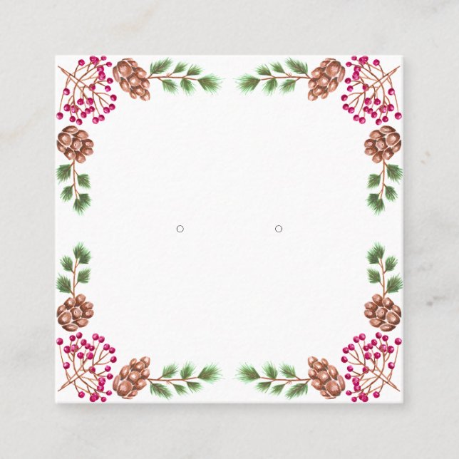 Benutzerdefinierte Winter Holiday Geschenkkarte fü Terminkarte (Vorderseite)