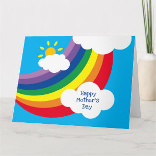 Benutzerdefinierte Wolken, Sonnenschein und Regenb Karte