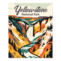 Benutzerdefinierte Yellowstone-Nationalpark Lower