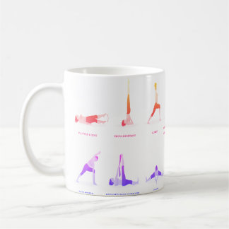 Benutzerdefinierte Yoga-Pose-Tasse für das Geschen Kaffeetasse