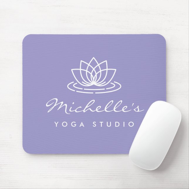 Benutzerdefinierte Yoga-Studio-Mausmatte mit weiße Mousepad (Mit Mouse)