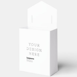 Benutzerdefinierte Zeltpapier Favor Box Geschenkschachtel
