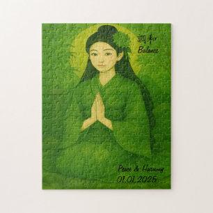 Benutzerdefinierte Zen-Meditations-Mindfulness-Jap Puzzle