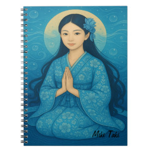 Benutzerdefinierte Zen-Yoga-Meditations-Mindfulnes Notizblock