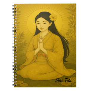 Benutzerdefinierte Zen-Yoga-Meditations-Mindfulnes Notizblock