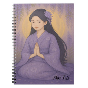 Benutzerdefinierte Zen-Yoga-Meditations-Mindfulnes Notizblock