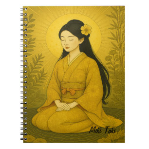 Benutzerdefinierte Zen-Yoga-Meditations-Mindfulnes Notizblock