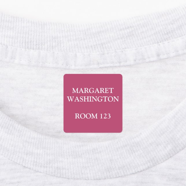 Benutzerdefinierte Zuhause in Wohnräumen rosa Eise Etiketten (Befestigt)