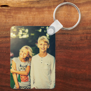 Benutzerdefinierte Zwei-Foto-Tasche Schlüsselanhänger