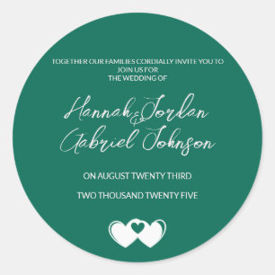 Benutzerdefinierten Smaragdgrün-Sticker erstellen Runder Aufkleber