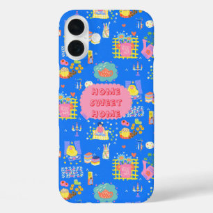 benutzerdefinierten Zuhause Sweet Zuhause iPhone 16 Plus Hülle