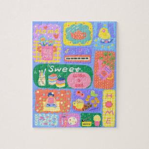 benutzerdefinierten Zuhause Sweet Zuhause Puzzle