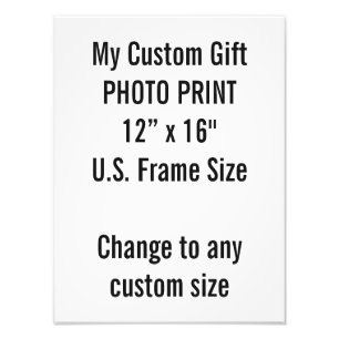 Benutzerdefinierter 12" × 16" Fotoabzug US-Rahmen Fotodruck