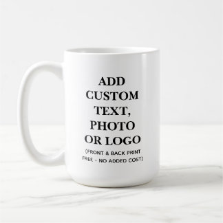 Benutzerdefinierter 15oz-Becher, Gestalte Dein eig Kaffeetasse