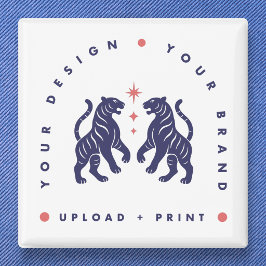Benutzerdefinierter 2"-Button | Design-Upload Quad Button