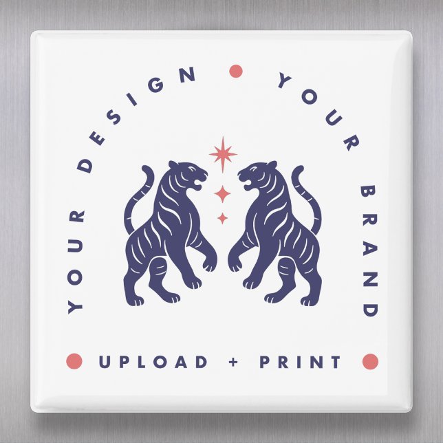 Benutzerdefinierter 2" Magnet | Design-Upload Kühl (Upload your artwork and turn this magnet into custom merch, branding, or a stylish gift)