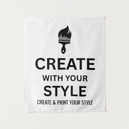 Benutzerdefinierter 34x40" personalisierter Firmen Wandteppich