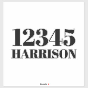 Benutzerdefinierter Abfallmüll, recycelnd Nummer  Aufkleber