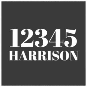 Benutzerdefinierter Abfallmüll, recycelnd Nummer  Aufkleber