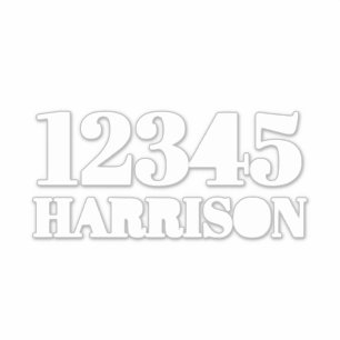 Benutzerdefinierter Abfallmüll, recycelnd Nummer  Aufkleber