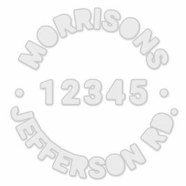 Benutzerdefinierter Abfallmüll, recycelnd Nummer d Aufkleber