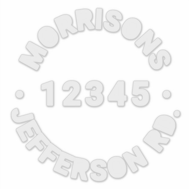 Benutzerdefinierter Abfallmüll, recycelnd Nummer d Aufkleber (Vorderseite)