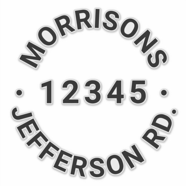 Benutzerdefinierter Abfallmüll, recycelnd Nummer d Aufkleber (Vorderseite)