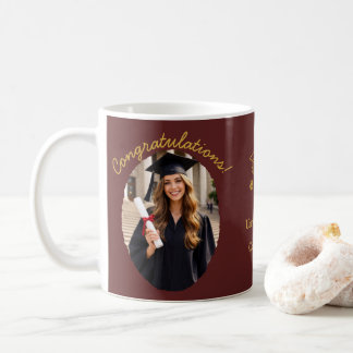 Benutzerdefinierter Abschluss-Fotomug Gratulation Kaffeetasse