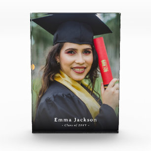 Benutzerdefinierter Abschluss mit personalisiertem Fotoblock