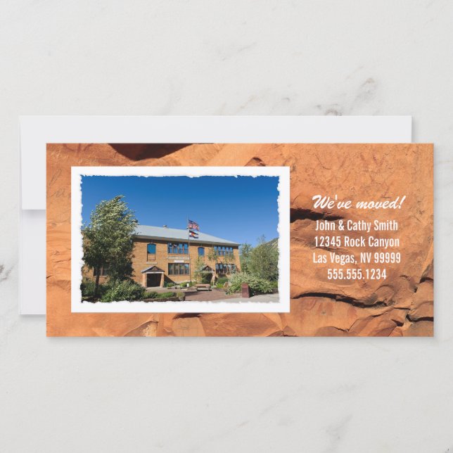 Benutzerdefinierter Adressdatenbankwechsel in Ihre Ankündigung (Vorderseite)