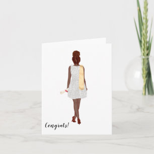 Benutzerdefinierter afrikanisch-amerikanischer Uni Karte