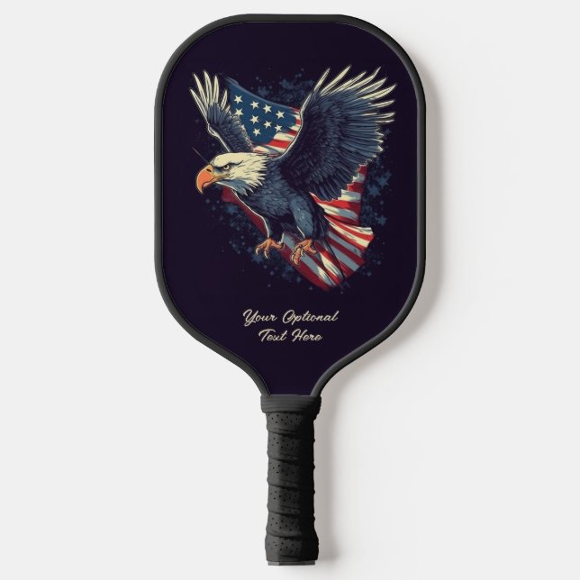 Benutzerdefinierter amerikanischer Adler Pickleball Schläger (Vorderseite)