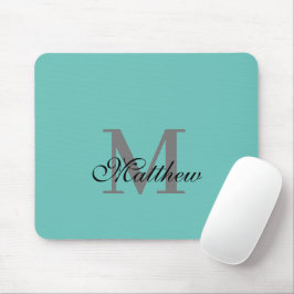 Benutzerdefinierter Anfangs- und Namenstext aquama Mousepad