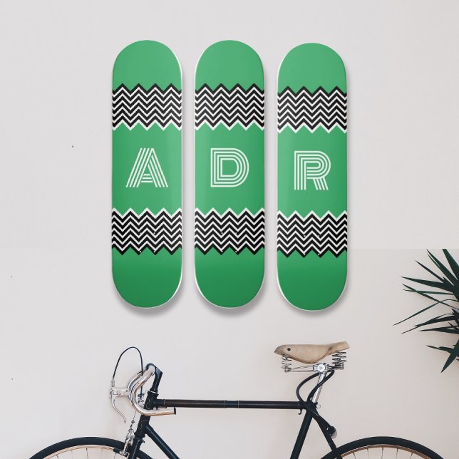 Benutzerdefinierter Anfangsbuchstabe 8 1/4" Skateb Skateboard (Von Creator hochgeladen)