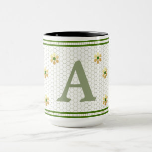 Benutzerdefinierter Anfangsbuchstabe   Chic Gold D Tasse