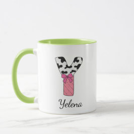 Benutzerdefinierter Anfangsbuchstabe Name Becher | Tasse