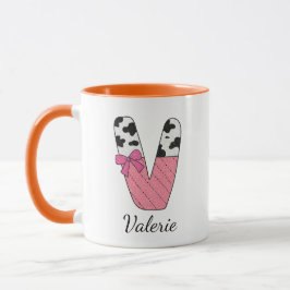 Benutzerdefinierter Anfangsbuchstabe Name Becher | Tasse