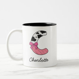 Benutzerdefinierter Anfangsbuchstabe Name Tasse |