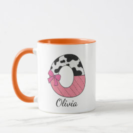 Benutzerdefinierter Anfangsbuchstabe Name Tasse |